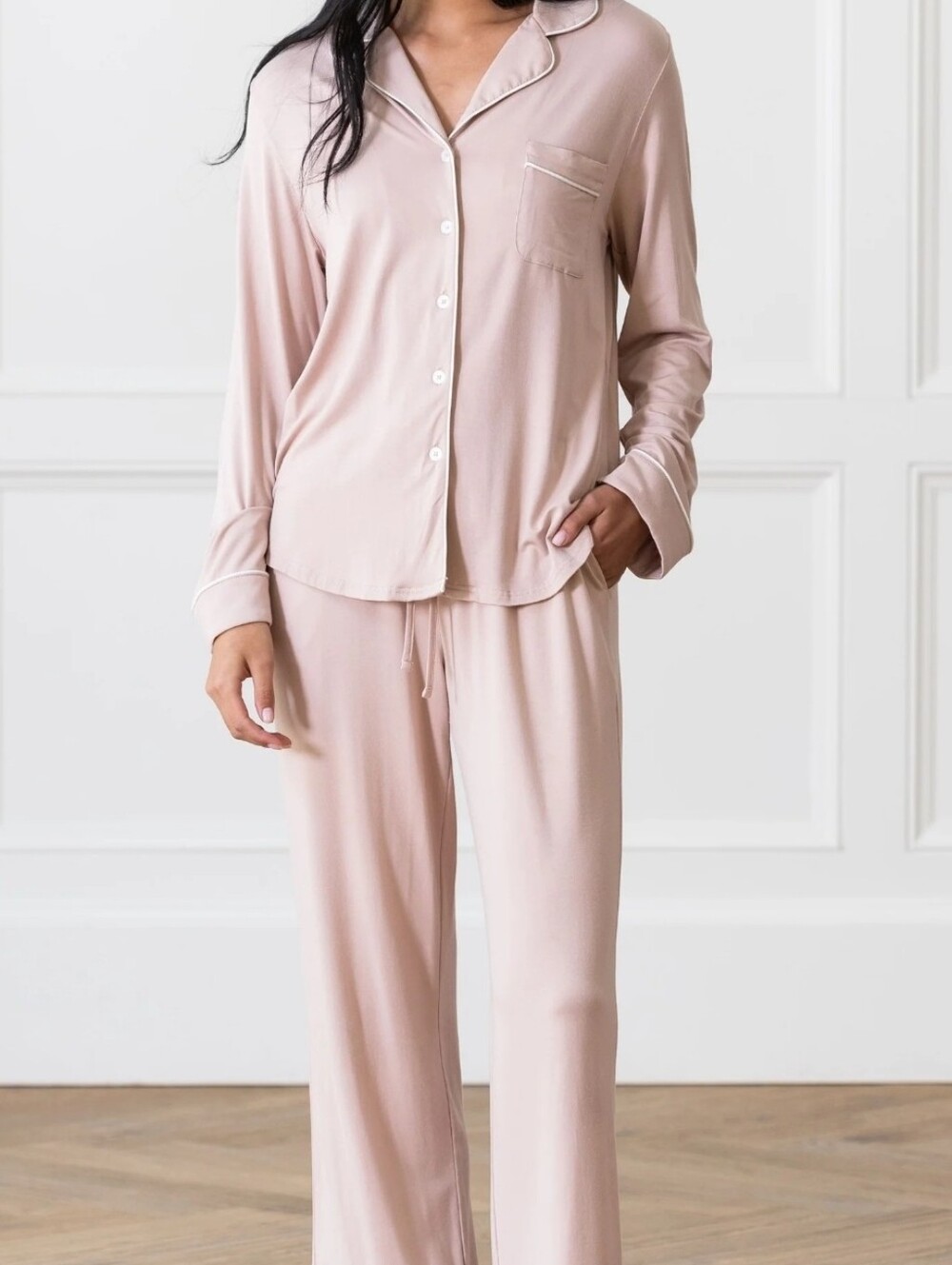 NEW CozyEarth Women's Pajama Set - Blush XXL - Picture 2 of 4